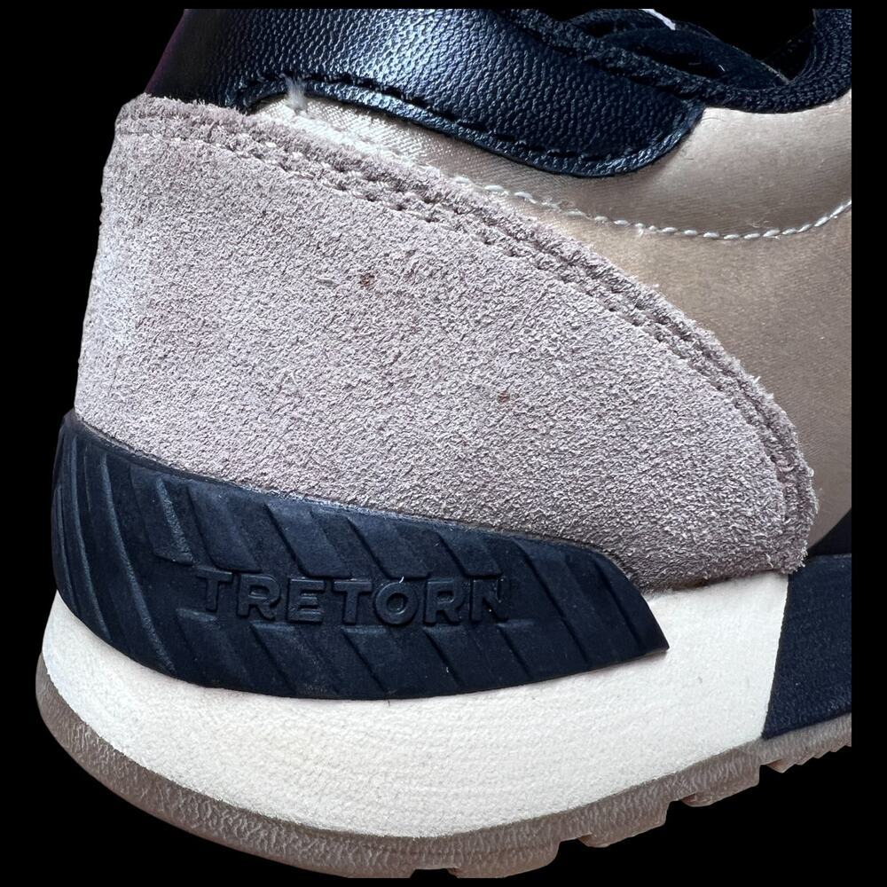 TRETORN Loyola 2.0 Women's Sz 8 Sneakers Black Cream Gray Athleisure Shoes READ - Picture 15 of 15